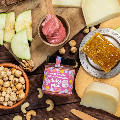 Miere Cremă, Mure & Trandafir DULCE PLAI 200g